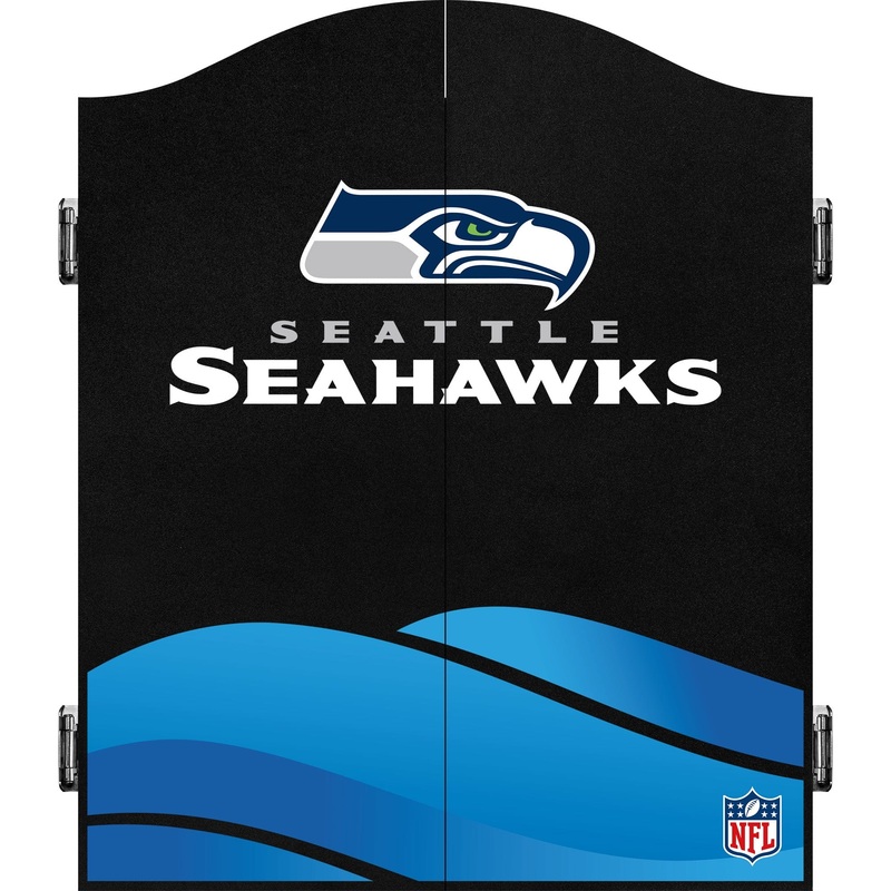 NFL – Dartboard Cabinet – Official Licensed – Seattle Seahawks