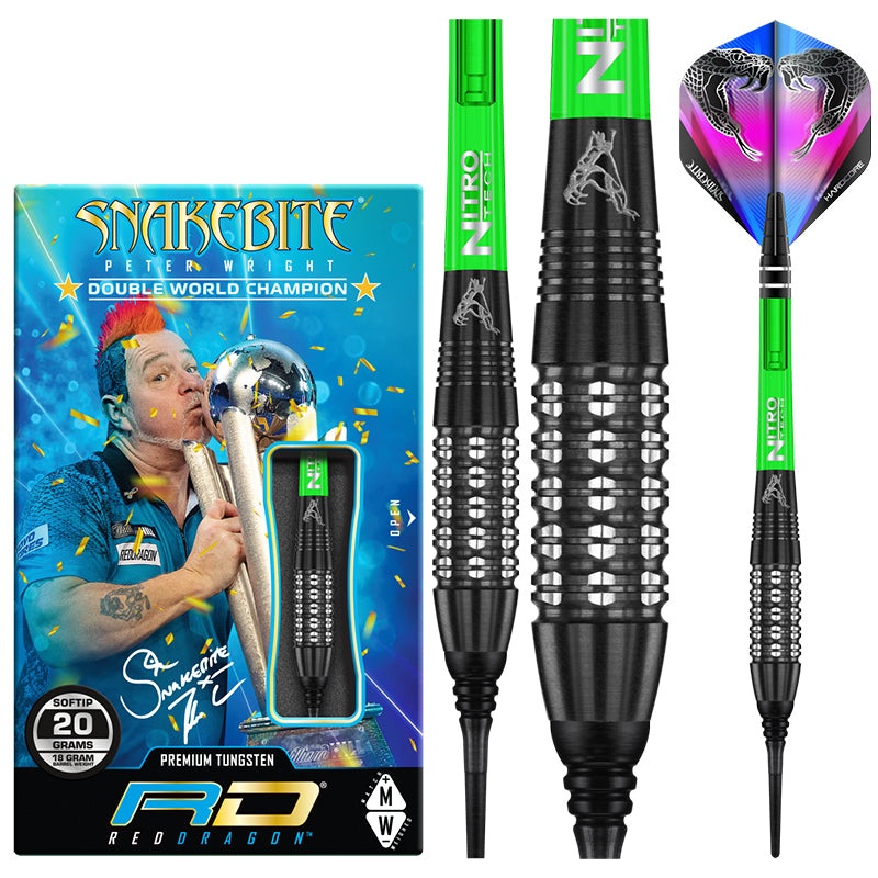 Peter Wright Black Strike Soft Tip 18