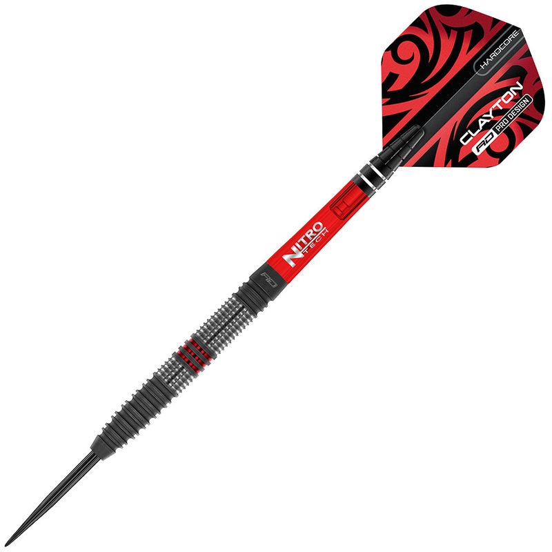 Red Dragon Jonny Clayton Hiraeth Steel Tip Darts – 23gm