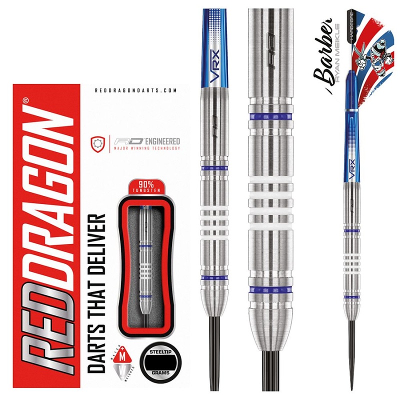 Red Dragon Ryan Meikle 90% Tungsten Steel Tip Darts 22 grams