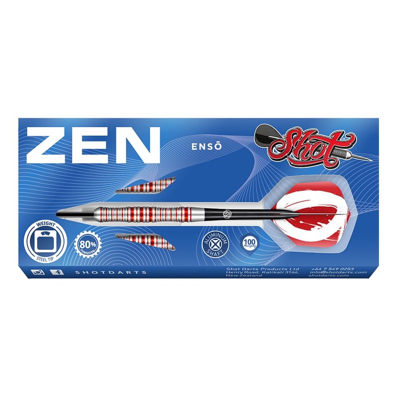 Shot Zen Enso Steel Tip Darts 23 grams