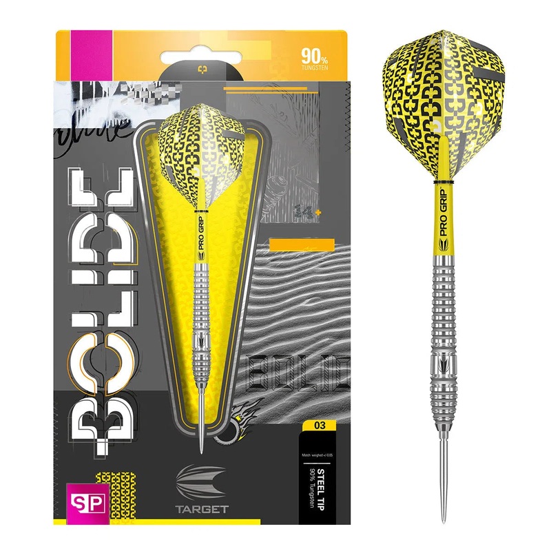 Target Darts Bolide 03 90% Tungsten Steel Tip Darts 22 GRAM