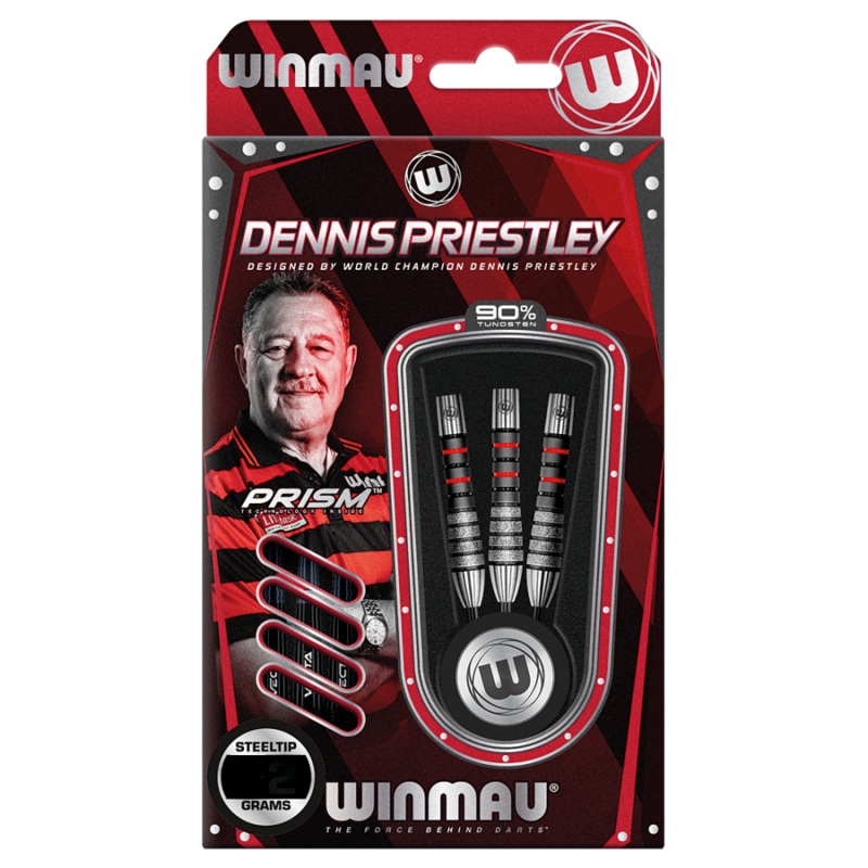 Winmau Dennis Priestley Diamond 3-Zero Steel Tip Darts 19 grams