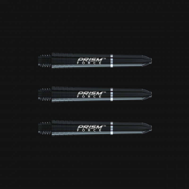 Winmau Prism Force Short Black Polycarbonate Short (35mm in length excluding thread) Black
