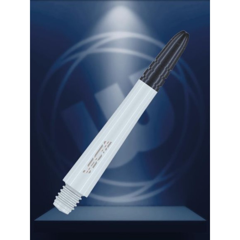 Winmau Vecta White Intermediate Polycarbonate Intermediate (37mm in length excluding thread) White