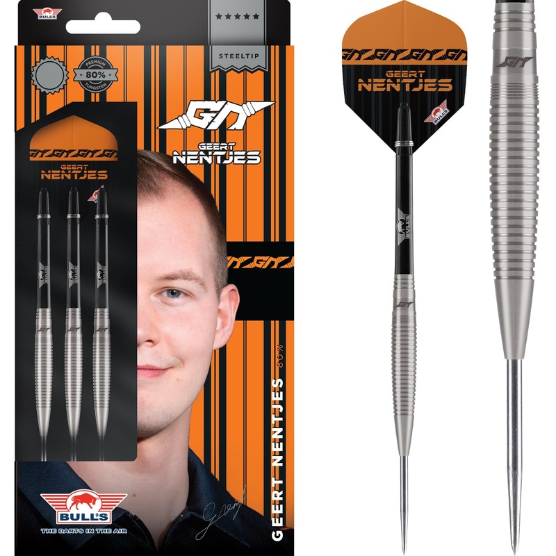 Bulls Geert Nentjes Darts – Steel Tip – 80% – Natural 22g