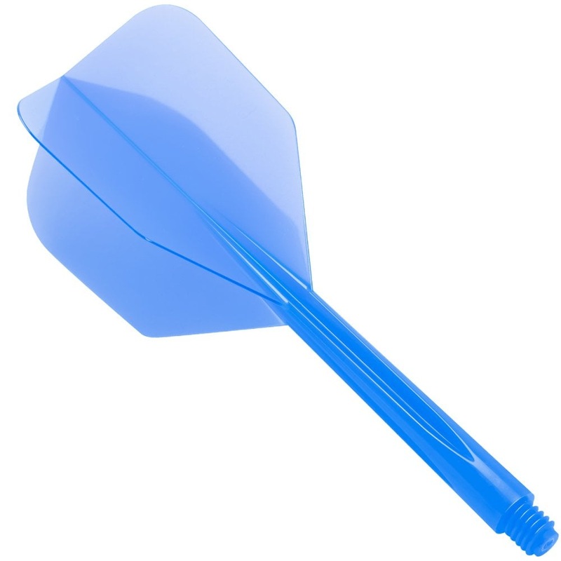 Condor Dart Flights – Zero Stress – Small – Clear Blue Long