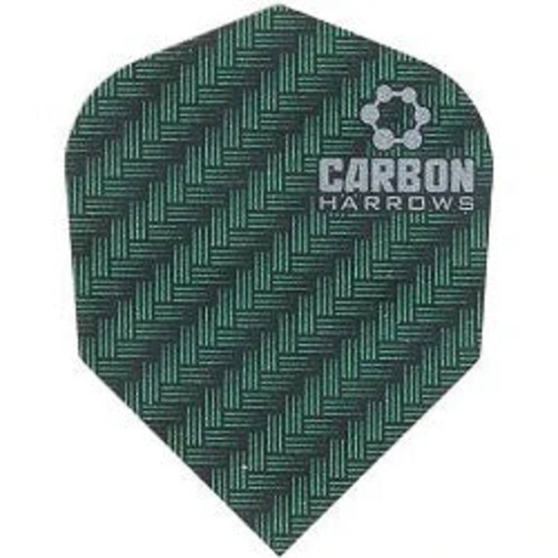 Harrows Carbon Dart Flights – Standard Green