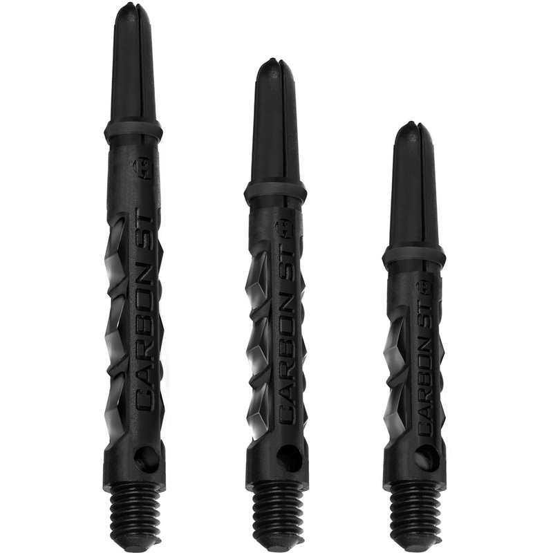 Harrows Carbon ST Shafts – Dart Stems – Black & Smokey Medium