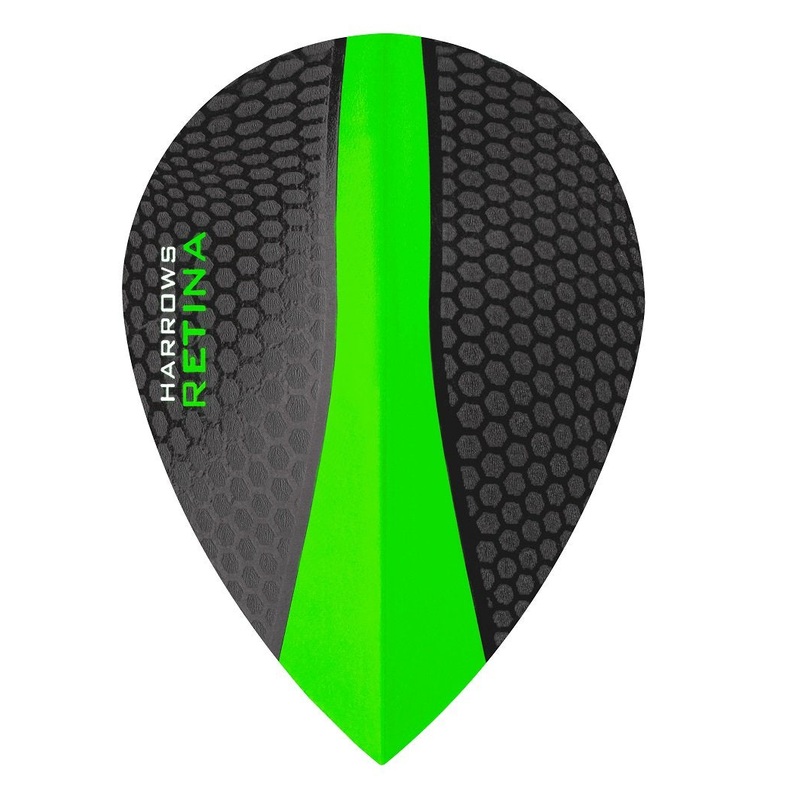 Harrows Retina Pear Green Dart Flights Green