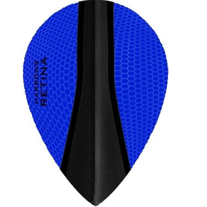 Harrows Retina-X Pear Dark Blue Dart Flights Dark Blue