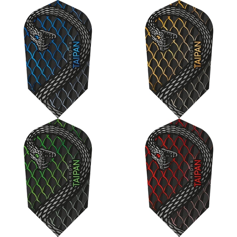 Harrows – Taipan – Slim Dart Flights Blue