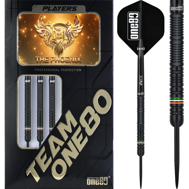 One80 Mahi Bosmia Darts – Steel Tip – 90% Tungsten – 22g