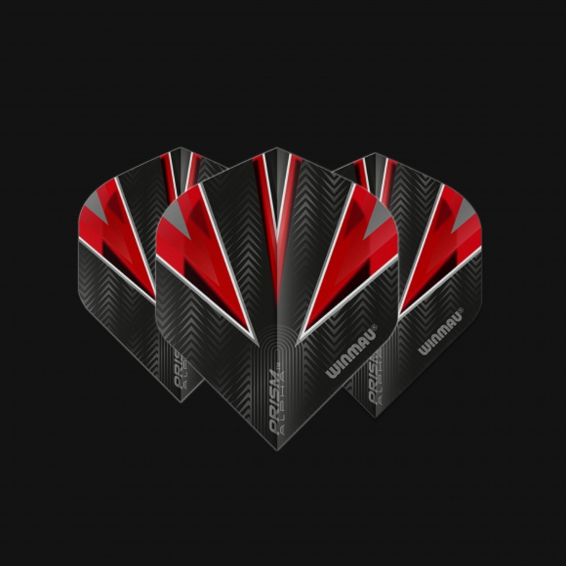 Prism Alpha Black & Red Extra Thick Standard 100 Micron Poly metronic extra thick