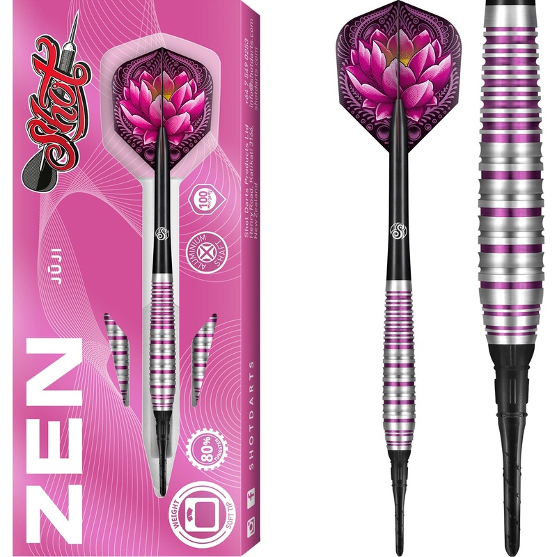 *Shot Zen Series Darts – Soft Tip Tungsten – Juji 18g