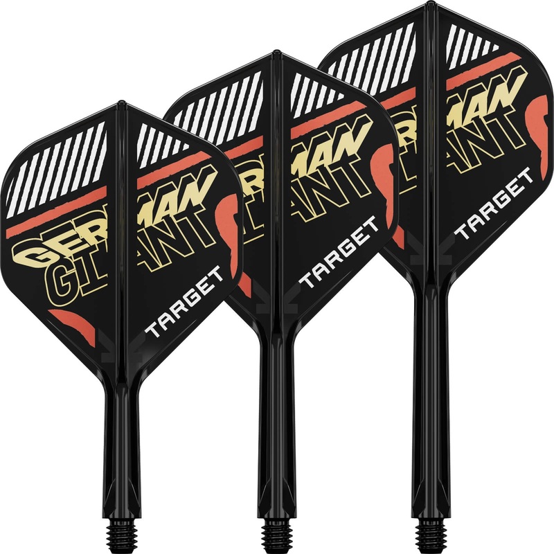 Target – K-Flex Gabriel Clemens – Big Wing Dart Flights – Integrated Flight & Shaft System Short (19mm)