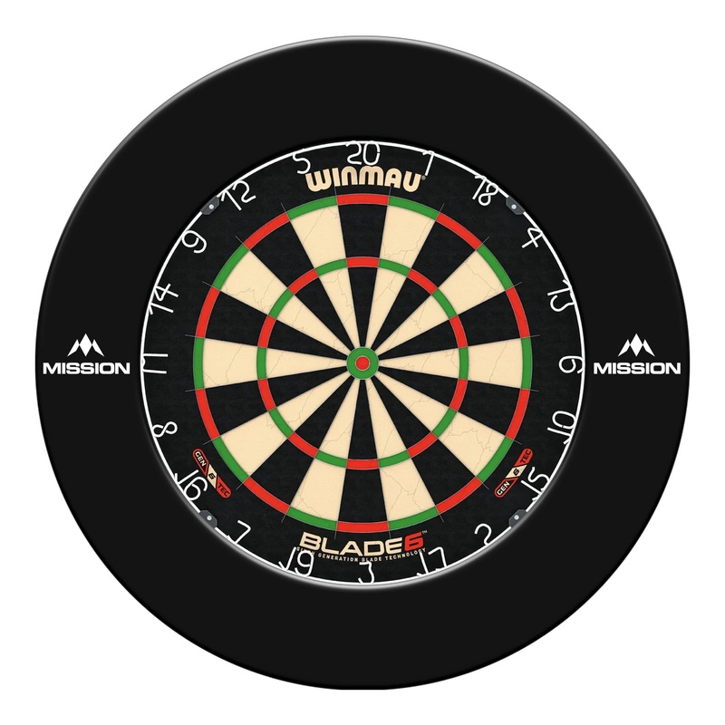 Winmau Blade 6 Dart Board with Surround – Professional – with Rota Lock System