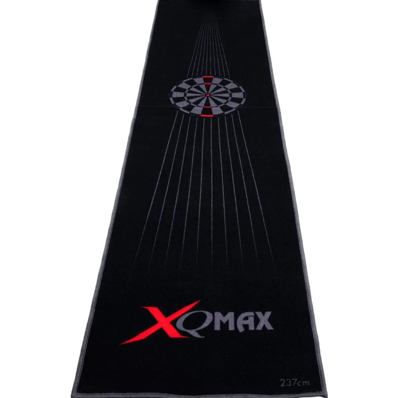 XQ Max Dartmat Black & Red Design 60cm