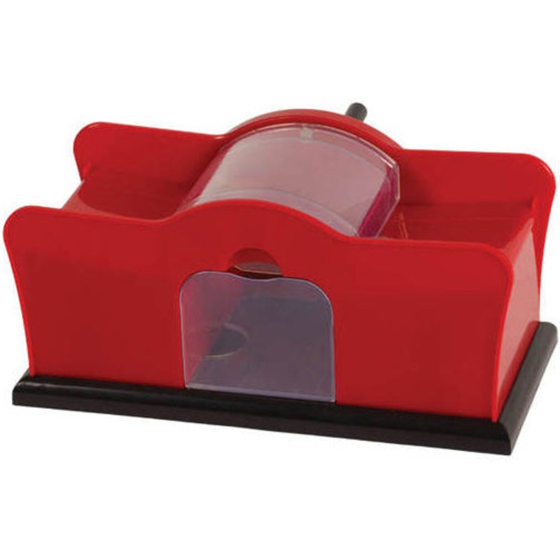 2 Deck Hand Crank Card Shuffler