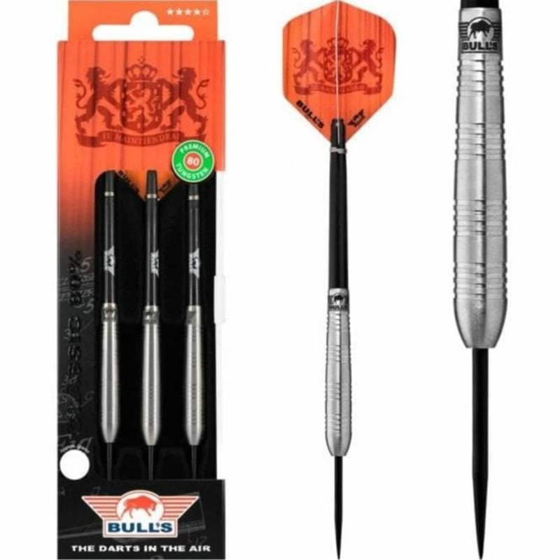 Bulls Classic 80 Darts – Steel Tip – Ringed – 27g 27g