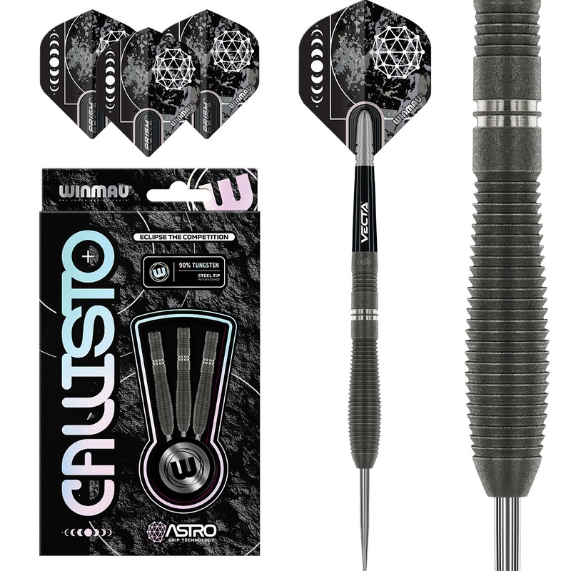 Callisto 02 90% Tungsten Steel Tip Darts by Winmau 23 Gram