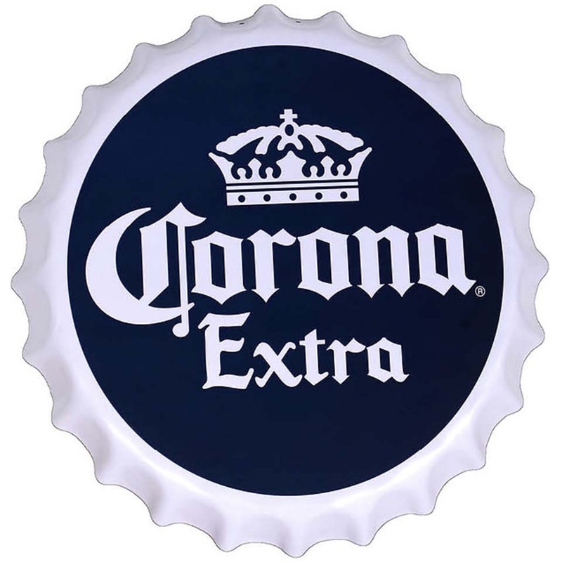 Corona Extra bottle cap Metal Sign – 15″ x 12″