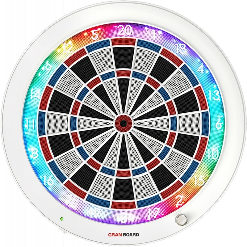 Granboard 3S – Professional Electronic – Soft Tip Dartboard – White