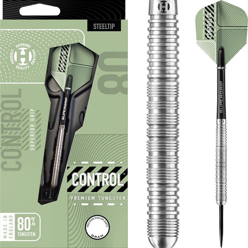 Harrows – Control Parallel Darts – Steel Tip – 80% Tungsten – 22g 23g 25g 22 grams