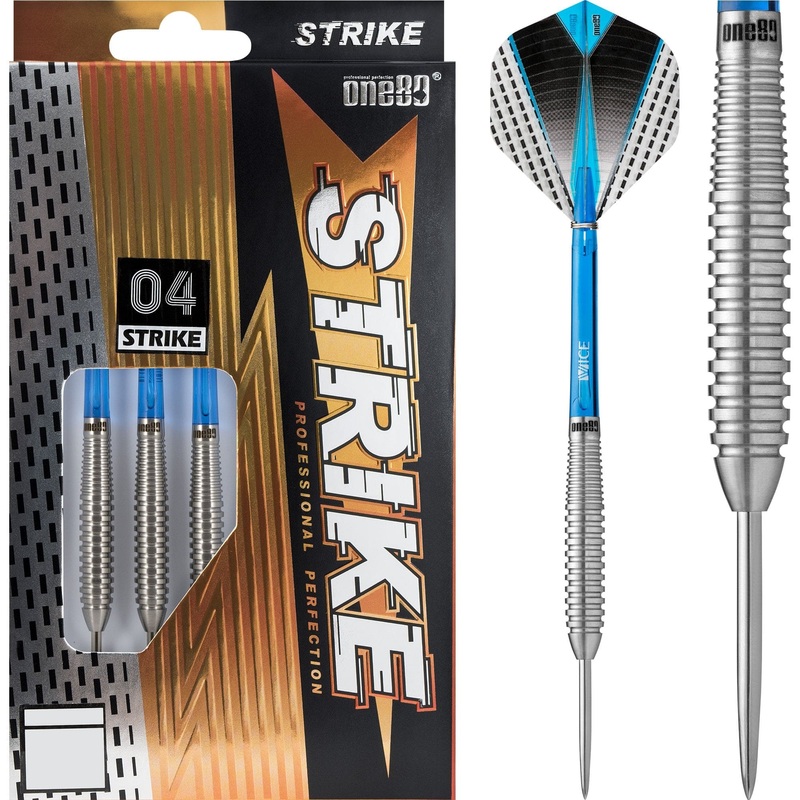 One80 Strike Darts – Steel Tip – S4 – Ringed 22g