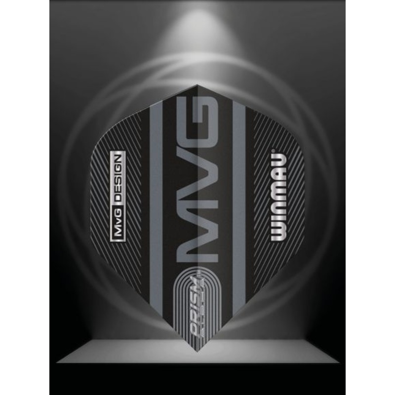 Prism Alpha MvG (Michael Van Gerwen) 2021 Black & Grey Extra Thick Standard 100 Micron Poly metronic