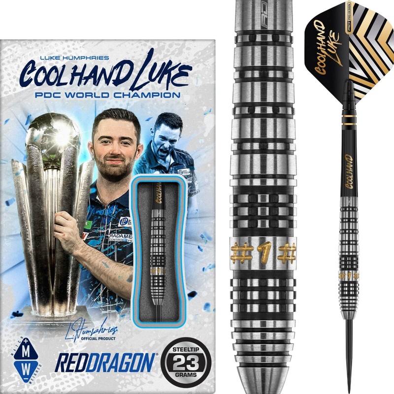 Red Dragon – Luke Humphries Prestige Darts – Steel Tip – 90% Tungsten – 22g 23g 24g 22 grams