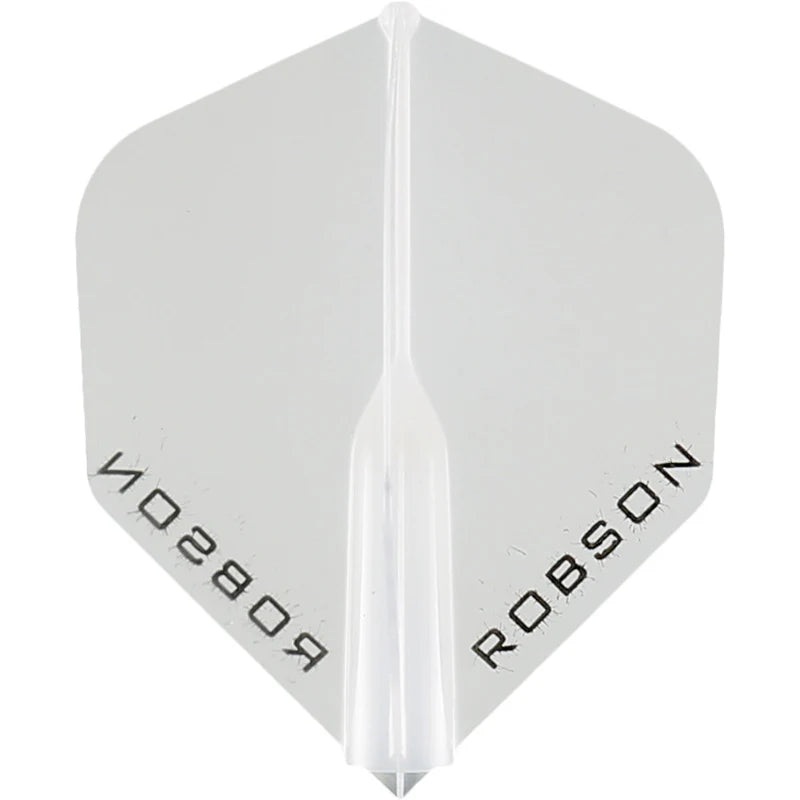 Robson Plus Dart Flights – Standard White Standard 350 Micron White