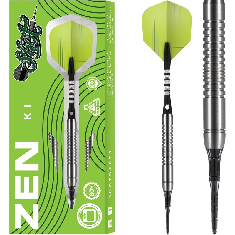 *Shot Zen Series – Soft Tip Tungsten Darts – Ki 18g