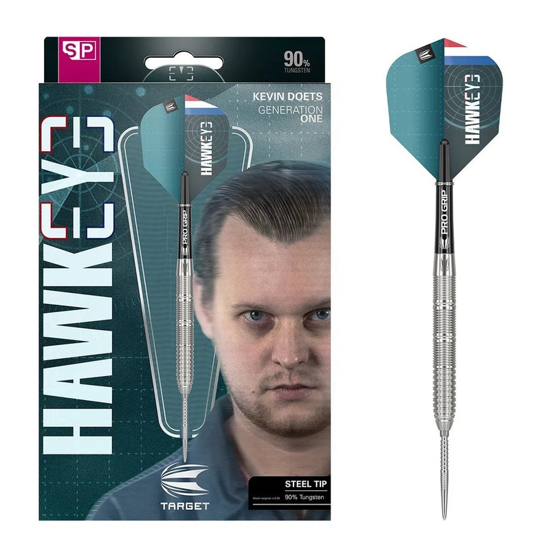 Target Darts Kevin Doets SP 90% Tungsten Steel Tip Darts 23 GRAM