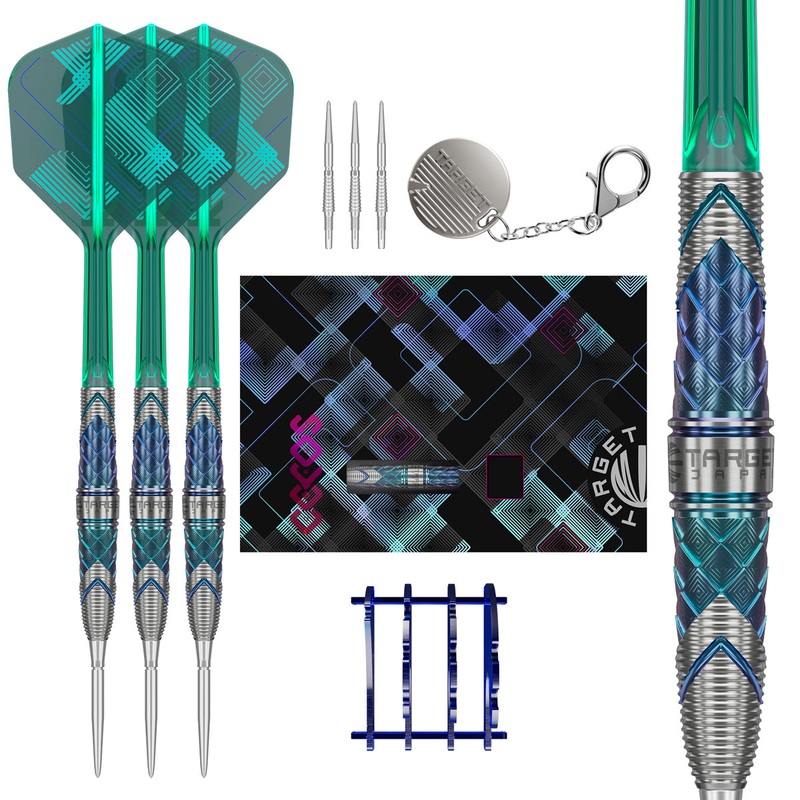 Target Japan Kaze Series Ceros 02 90% Tungsten SP Steel Tip Darts 21 Gram
