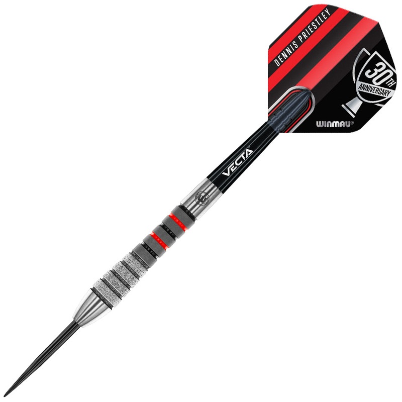 Winmau Dennis Priestley Diamond 3-Zero Steel Tip Darts – 22gm