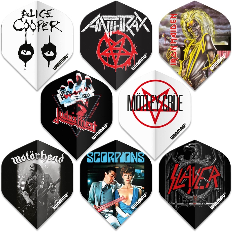 Winmau – Rock Legends 1 of 2 – Big Wing Dart Flights Alice Cooper