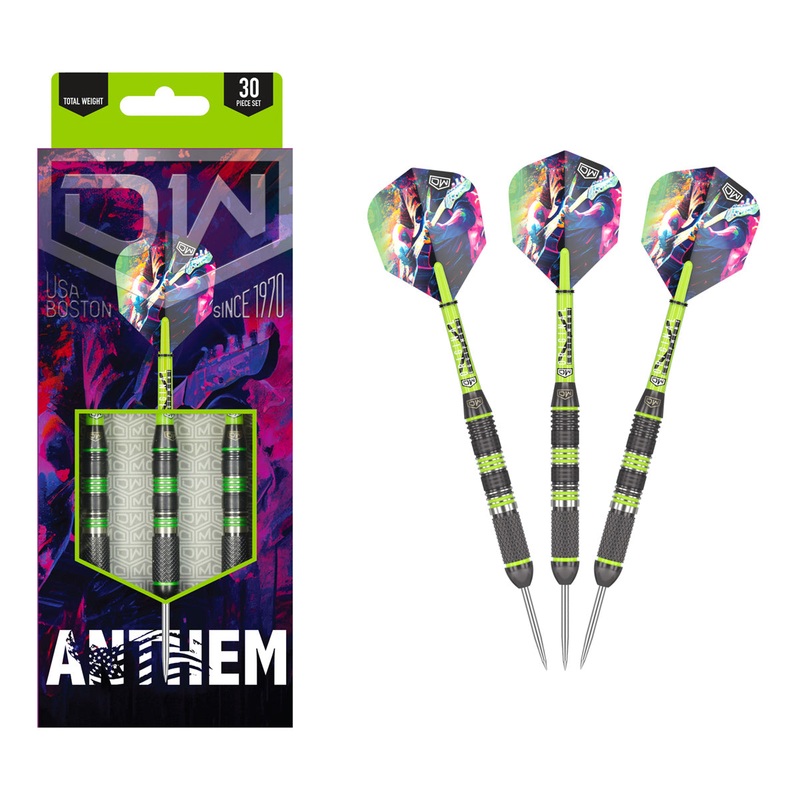 Anthem Stainless Steel Steel Tip Darts by DW 19 Gram