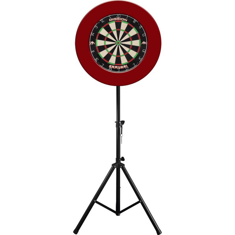 Darts Travel Stand – Portable Lightweight – Easy Setup Mobile Dart Stand – Std Edition