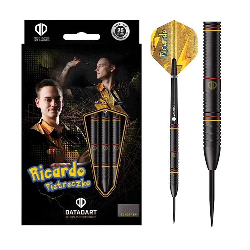 DataDart Ricardo Pietreczko Pikachu 90% Tungsten Steel Tip Darts 21 GRAM