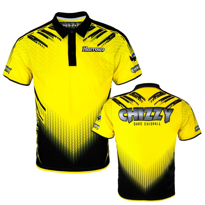 Dave Chisnall Authentic Replica Dart Shirt / Shirts by Harrows Small