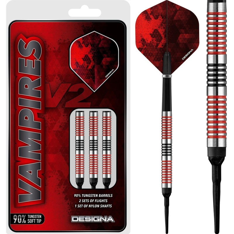 Designa Vampires V2 Darts – Soft Tip – M2 19g