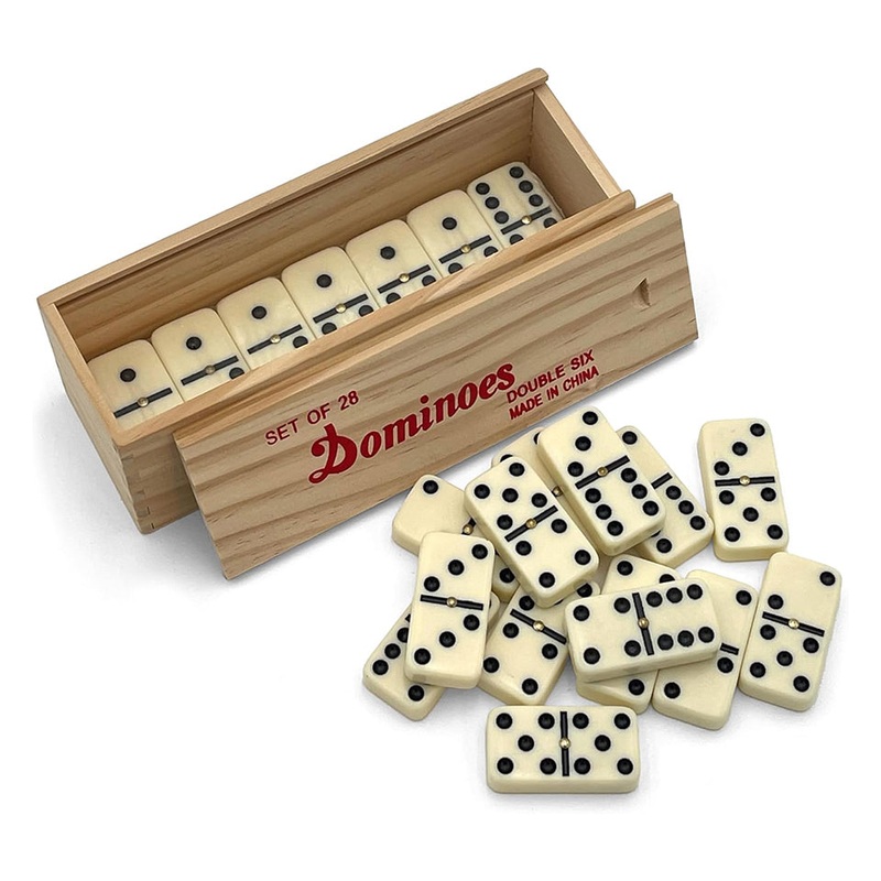 Double 6 Dominoes With Spinners