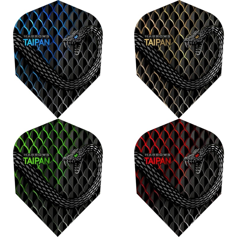 Harrows – Taipan – Standard Dart Flights Blue