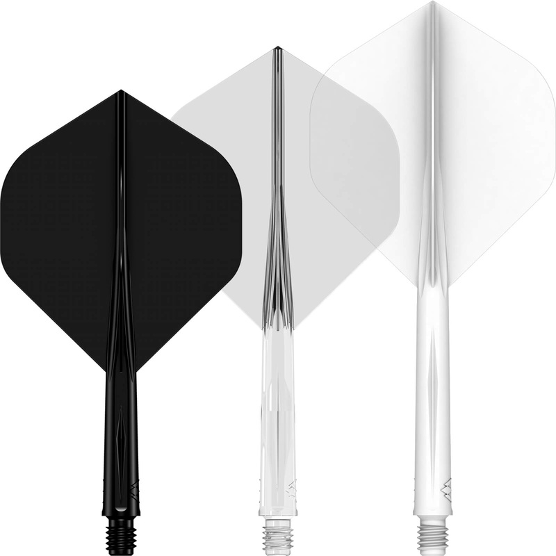 Mission – Force 90 – Big Wing Dart Flights – Integrated Flight & Shaft System Short Black