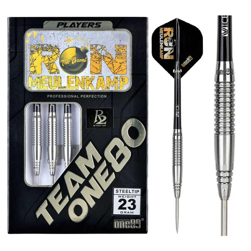 One80 Ron Meulenkamp (R2 Interchange) 90% Tungsten Steel Tip Darts 22 GRAM