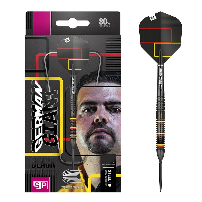 Target Darts Gabriel Clemens Black 80% Tungsten Steel Tip Darts 22 GRAM