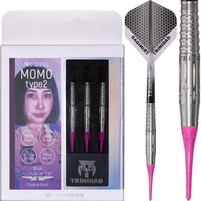 *Trinidad Pro – Soft Tip Darts – Zhou Momo – Type2 – 18g 18g