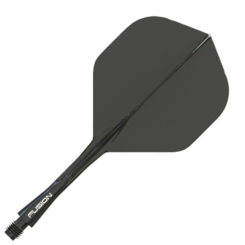 Winmau Fusion Integrated Flight & Shaft System –  No2 Intermediate Black