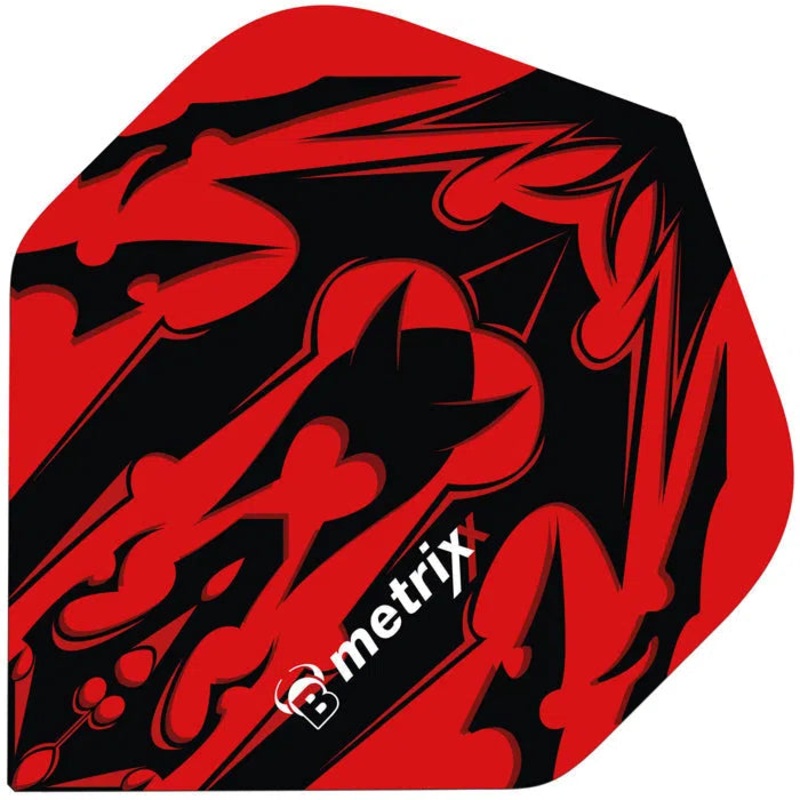 Bull’s DE Metrixx Extra Strong Dart Flights – Magma
